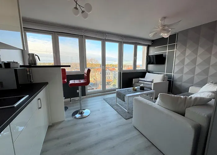 Everest Z Widokiem Na Morze Апартаменты Устка